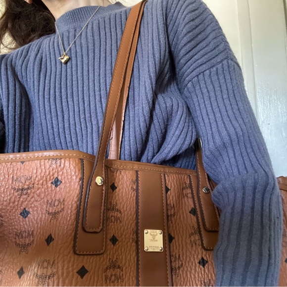 Cognac Tote Bag Luxury Essential - Picture 6 of 12
